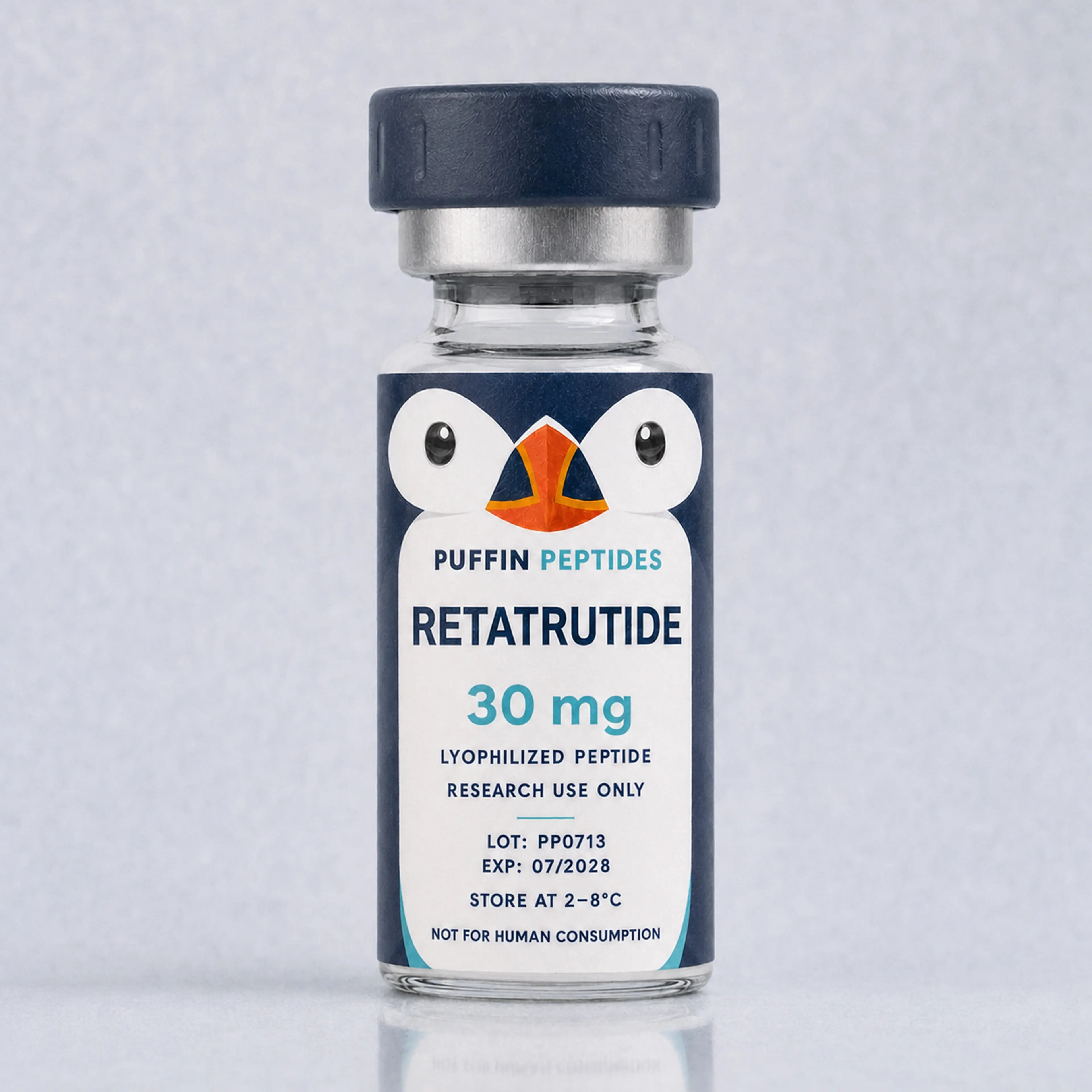RETATRUTIDE 30 mg Puffin Peptides vial